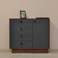 Comodă Fabrik Home Alister Nuc de Piatră/Antracit imaginea #5 — magazin online Desire.md