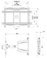 Кронштейн для ТВ Multibrackets M Vesa Flexarm XL Full Motion Dual фото №9 — интернет-магазин Desire.md