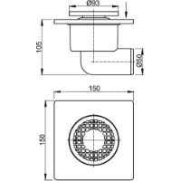 Rigolă de duș Alcaplast APV3 (5886) imaginea #2 — magazin online Desire.md