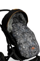 Husa de iarnă pentru copii Sensillo Olaf Romper Bag Dots Graphite (8361) imaginea #2 — magazin online Desire.md