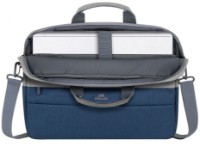 Сумка для ноутбука Rivacase 7532 Gray/Dark Blue фото №6 — интернет-магазин Desire.md