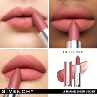 Ruj de buze Givenchy Le Rouge Sheer Velvet Matte Lipstick N16 Nude Boise imaginea #3 — magazin online Desire.md