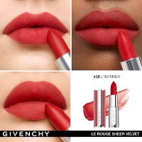 Ruj de buze Givenchy Le Rouge Sheer Velvet Matte Lipstick N36 L`Interdit imaginea #3 — magazin online Desire.md