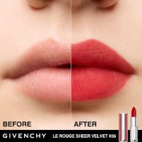Ruj de buze Givenchy Le Rouge Sheer Velvet Matte Lipstick N36 L`Interdit imaginea #4 — magazin online Desire.md