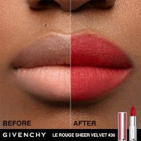 Ruj de buze Givenchy Le Rouge Sheer Velvet Matte Lipstick N36 L`Interdit imaginea #5 — magazin online Desire.md