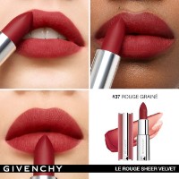 Ruj de buze Givenchy Le Rouge Sheer Velvet Matte Lipstick N37 Rouge Graine imaginea #3 — magazin online Desire.md