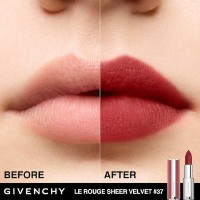 Ruj de buze Givenchy Le Rouge Sheer Velvet Matte Lipstick N37 Rouge Graine imaginea #4 — magazin online Desire.md