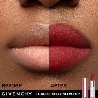 Ruj de buze Givenchy Le Rouge Sheer Velvet Matte Lipstick N37 Rouge Graine imaginea #5 — magazin online Desire.md
