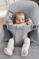 Șezlong pentru bebeluși BabyBjorn Bliss Light Grey 3D Jersey imaginea #3 — magazin online Desire.md