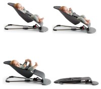 Șezlong pentru bebeluși BabyBjorn Bliss Light Grey 3D Jersey imaginea #4 — magazin online Desire.md