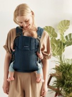 Marsupiu pentru copii BabyBjorn Harmony Navy Blue (088008E1) imaginea #5 — magazin online Desire.md