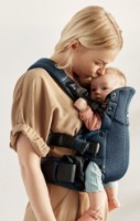 Marsupiu pentru copii BabyBjorn Harmony Navy Blue (088008E1) imaginea #6 — magazin online Desire.md