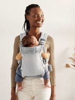 Marsupiu pentru copii BabyBjorn Harmony Silver (088004E1) imaginea #2 — magazin online Desire.md