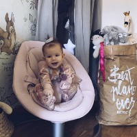 Șezlong pentru bebeluși Nuna Leaf Grow Peach imaginea #6 — magazin online Desire.md