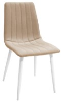 Стул Deco DC-90P Denim light Beige/White Legs фото №1 — интернет-магазин Desire.md