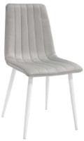 Стул Deco DC-90P Catifea Grey/White Legs фото №1 — интернет-магазин Desire.md