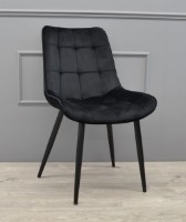 Стул Deco Hans Black/Black Legs HLR66 фото №3 — интернет-магазин Desire.md