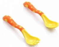 Набор ложечка и вилка Nuby (ID5256) фото №5 — интернет-магазин Desire.md