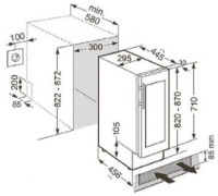 Встраиваемый винный шкаф Fabiano FWC 295 Black фото №3 — интернет-магазин Desire.md