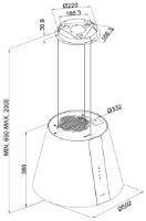Вытяжка Fabiano Lillum Azurit фото №2 — интернет-магазин Desire.md