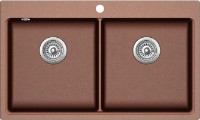 Кухонная мойка Aquasanita Helika Magna SQM200 Copper фото №1 — интернет-магазин Desire.md
