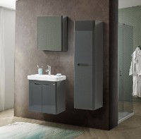 Шкаф с зеркалом Martat Rio 55 Athracite (11949) фото №3 — интернет-магазин Desire.md