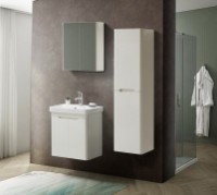 Шкаф с зеркалом Martat Rio 55 White (11947) фото №3 — интернет-магазин Desire.md