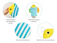 Burete de baie pentru copii Roxy Kids Fish (RBS-006) imaginea #3 — magazin online Desire.md