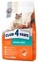 Сухой корм для кошек Club 4 Paws Adult Cats Sterilised 5kg фото №1 — интернет-магазин Desire.md