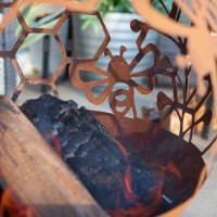 Чаша для костра La Hacienda Honey Bee Globe (58627) фото №2 — интернет-магазин Desire.md