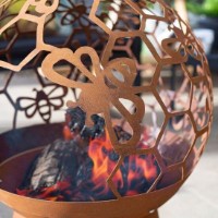 Чаша для костра La Hacienda Honey Bee Globe (58627) фото №3 — интернет-магазин Desire.md