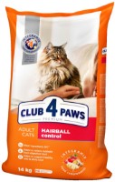 Hrană uscată pentru pisici Club 4 Paws Adult Cats Hairball Control 14kg