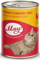 Влажный корм для кошек Мяу Курица в нежном соусе 0.415kg 20pcs