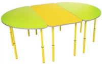 Детский столик Tisam Полукруг 23662 Лайм/Жёлтый фото №3 — интернет-магазин Desire.md