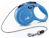 Поводок Flexi New Classic Cat XS Cord 3m Blue