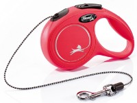 Поводок Flexi New Classic Cat XS Cord 3m Red