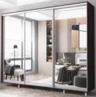 Шкаф-купе Mobildor-Lux Aron 260x220 (2226 Wenghe) фото №1 — интернет-магазин Desire.md