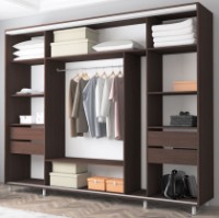 Шкаф-купе Mobildor-Lux Aron 270x220 (2226 Wenghe) фото №2 — интернет-магазин Desire.md