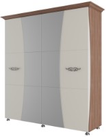 Dulap SV-Мебель Лагуна 7 4Д Ясень Шимо Темный/Жемчуг 2.0м imaginea #1 — magazin online Desire.md