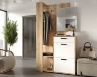 Прихожая SV-Мебель №4 Дуб Делан/Белый фото №3 — интернет-магазин Desire.md