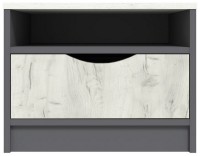 Прикроватная тумба Yasen Дисней Графит Серый/Дуб Крафт Белый