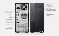 Sistem Desktop Asus ExpertCenter X5 Mini Tower X500MA-R4300G0050 (R3 4300G 8Gb 256Gb)