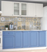 Кухонный гарнитур Эра Хозяюшка Магнолия/Деним фото №1 — интернет-магазин Desire.md