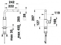 Смеситель для кухни Herz Elite e23 Plus (UH00114) фото №2 — интернет-магазин Desire.md