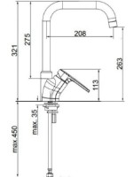 Смеситель для кухни Herz Infinity i23 Plus (UH00176) фото №2 — интернет-магазин Desire.md