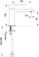 Baterie lavoar Herz SQ q10B Black (UH00057B) imaginea #2 — magazin online Desire.md