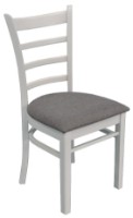 Set masă și scaune Evelin Cooper White  + 4 Coco White/NV-10WP Grey