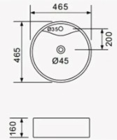 Умывальник Gappo GT107 фото №2 — интернет-магазин Desire.md