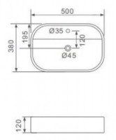 Умывальник Gappo GT308 фото №2 — интернет-магазин Desire.md