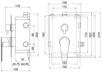 Baterie pentru cadă Ferro EDGE BOX36051RX.0 imaginea #2 — magazin online Desire.md